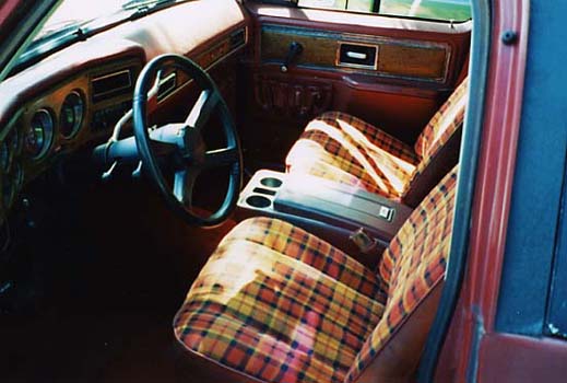 Plaid Interior In 1981 Blazer S The 1947 Present